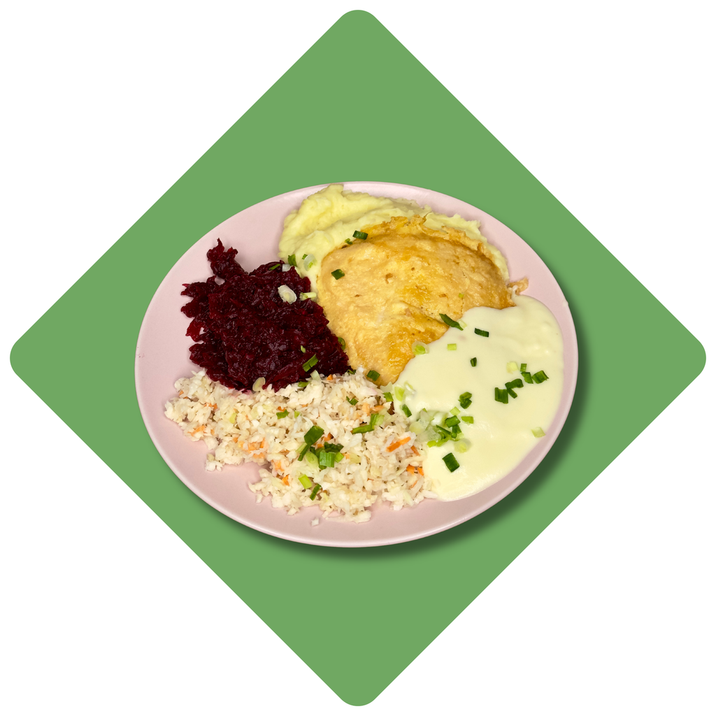 Kiaulienos kepsnys su česnakiniu padažu