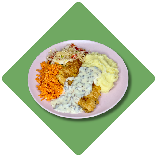 Vištienos karbonadas su pievagrybių padažu