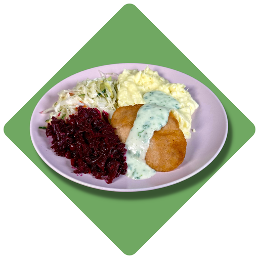 Maltas vištienos pjausnys su sūrelio padažu